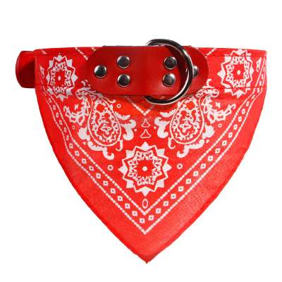 Top Quality Pet Dog Scarf Collar Pet Supplies Cat Collar Necklace Leather Scarf For Small Dog Collar Neck Scarf Pet Accessories